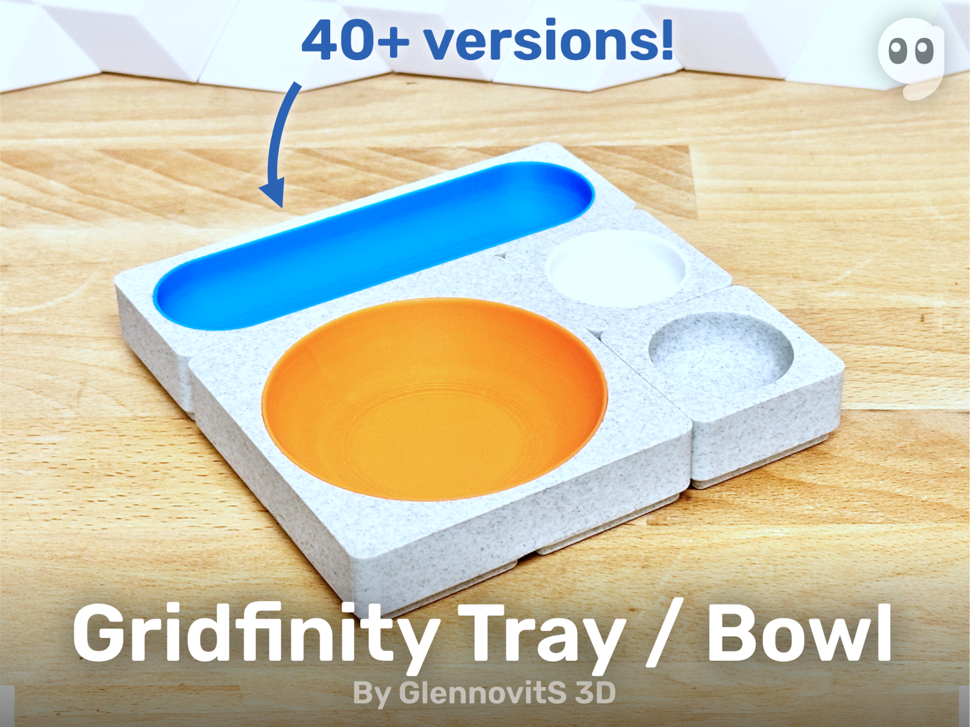 Gridfinity Tray / Bowl - Catch-it-all for the desk