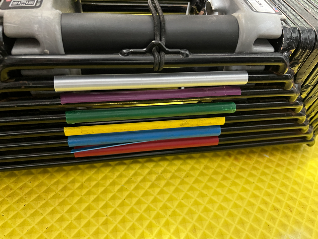 Powerblock weights color indicator