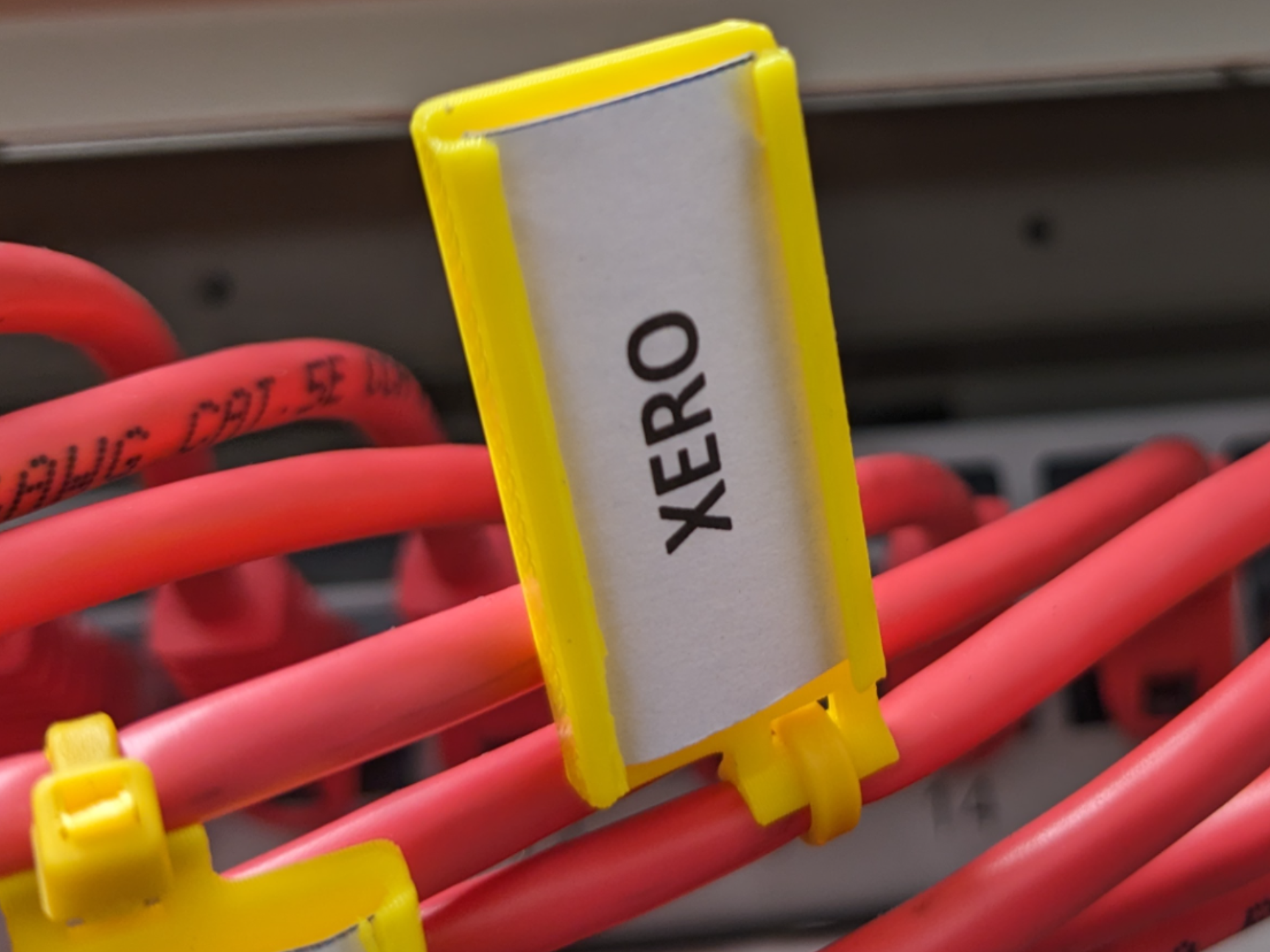 Cable LAN ethernet TAG / label