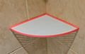Minimalist corner shelf