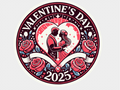 Valentine's Day mug coaster