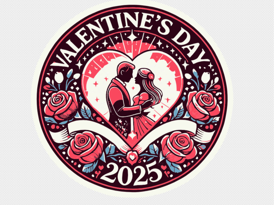 Valentine's Day mug coaster