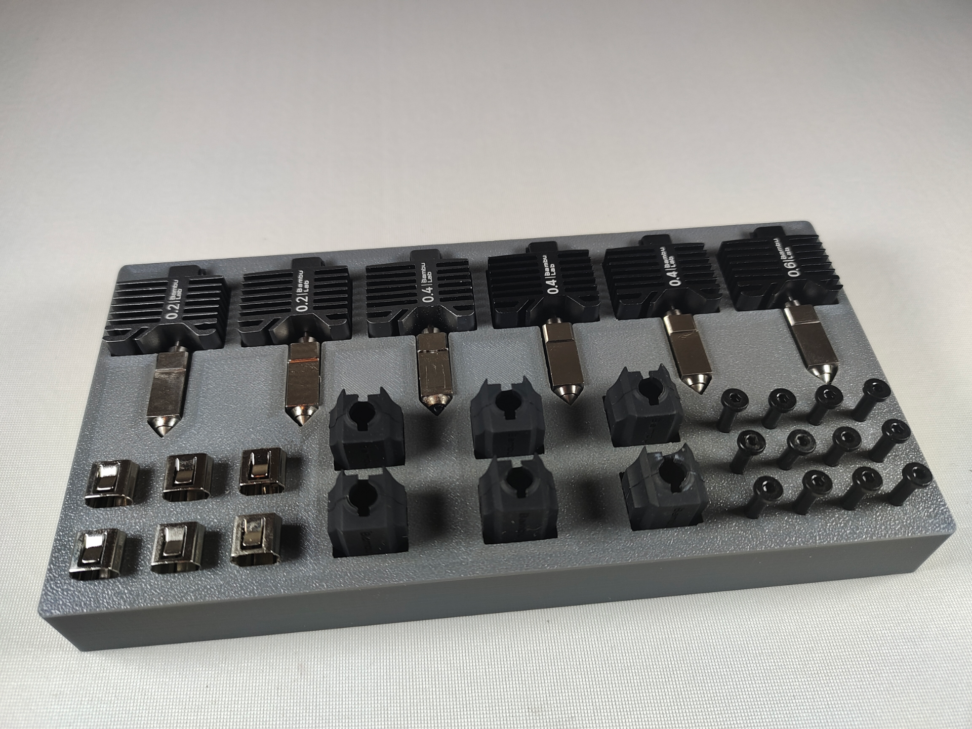 Organizer Ricambi Bambulab X1C P1S Stampante 3D