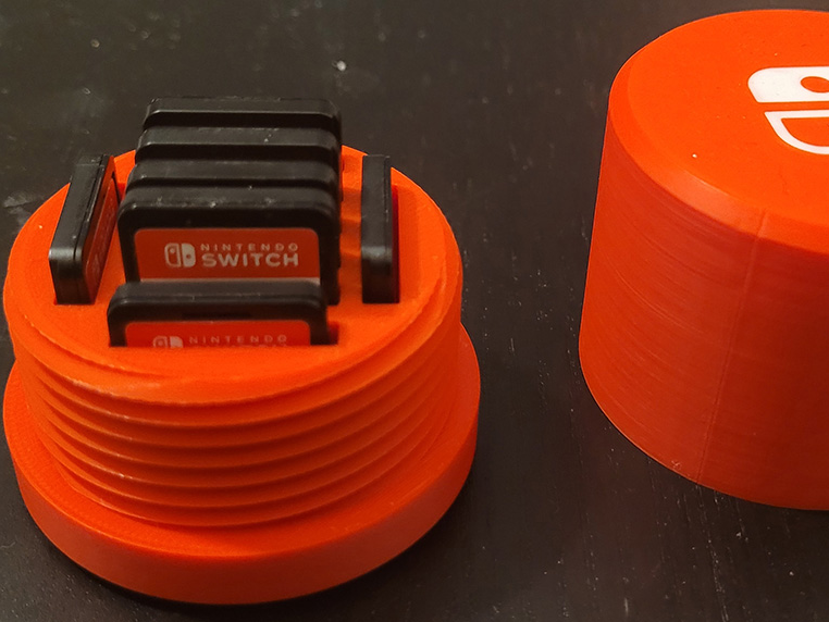 Holder for 8 games for nintendo switch