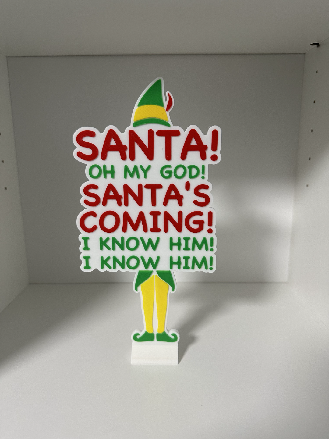 Santa's Coming Christmas Decoration from Elf Movie