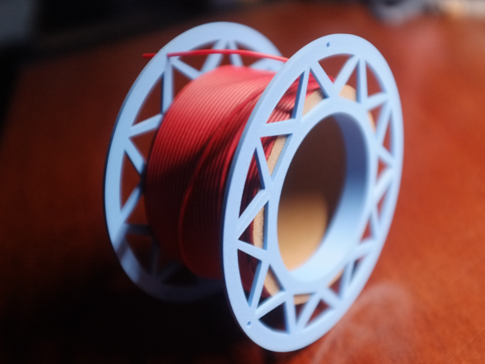 Mini filament spool for 75 mm core