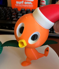 The Orange Bird Christmas Tea Light Scene