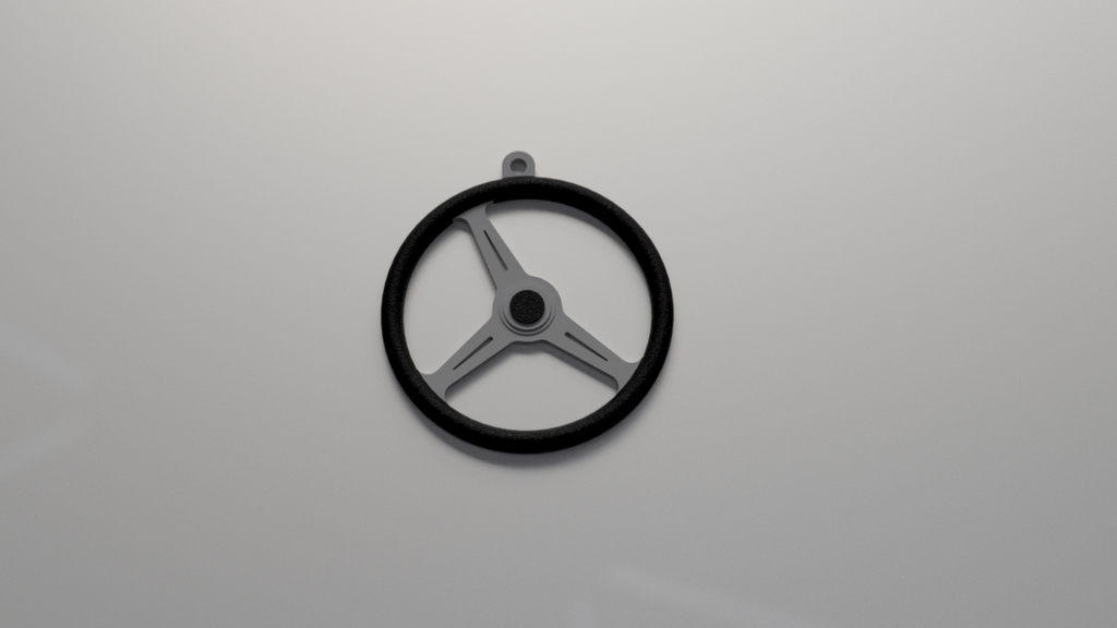 Steering Wheel Keychain