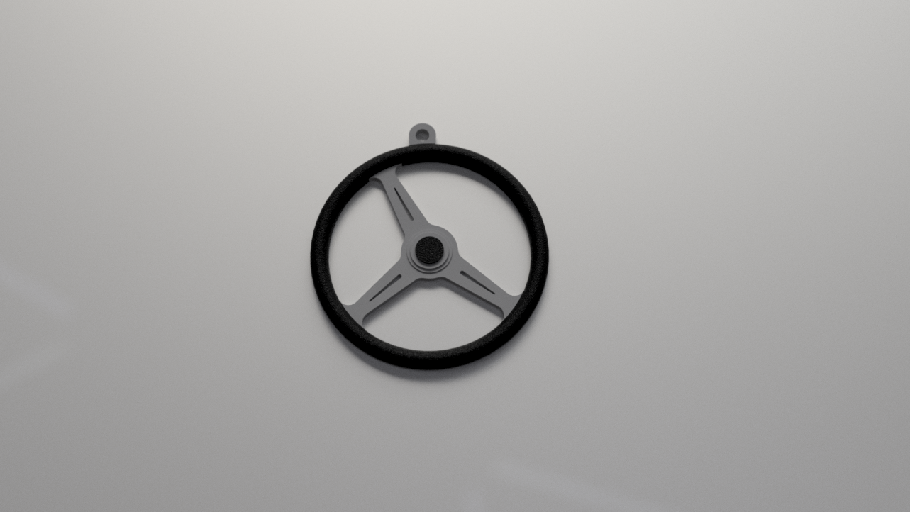 Steering Wheel Keychain