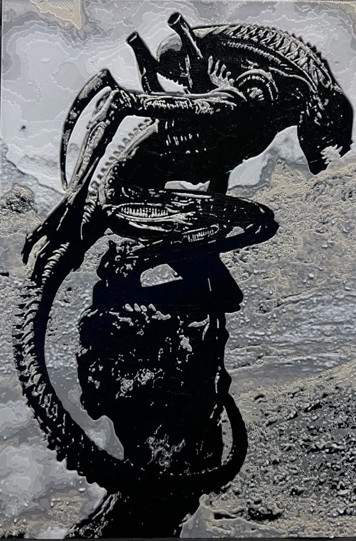 Alien, Xenomorph 3 hueforge