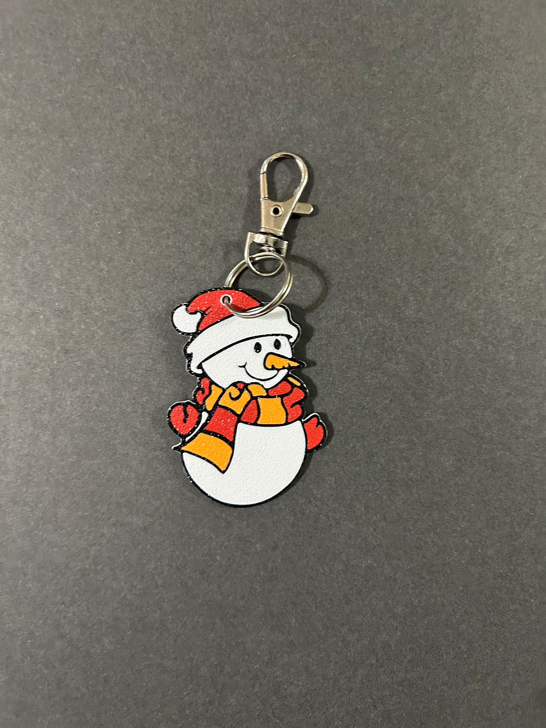 Snowman decor and keychain