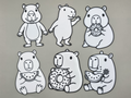 Capybara Coloring Pack