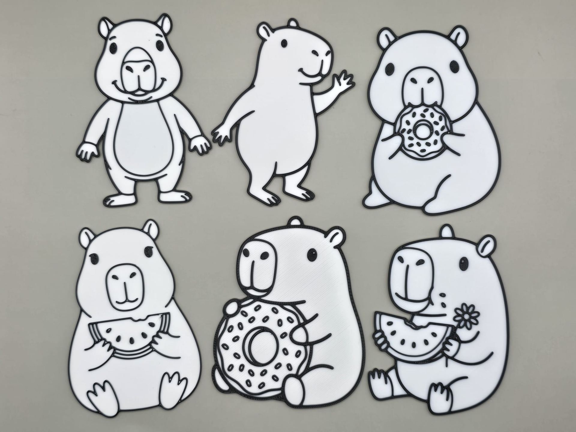 Capybara Coloring Pack
