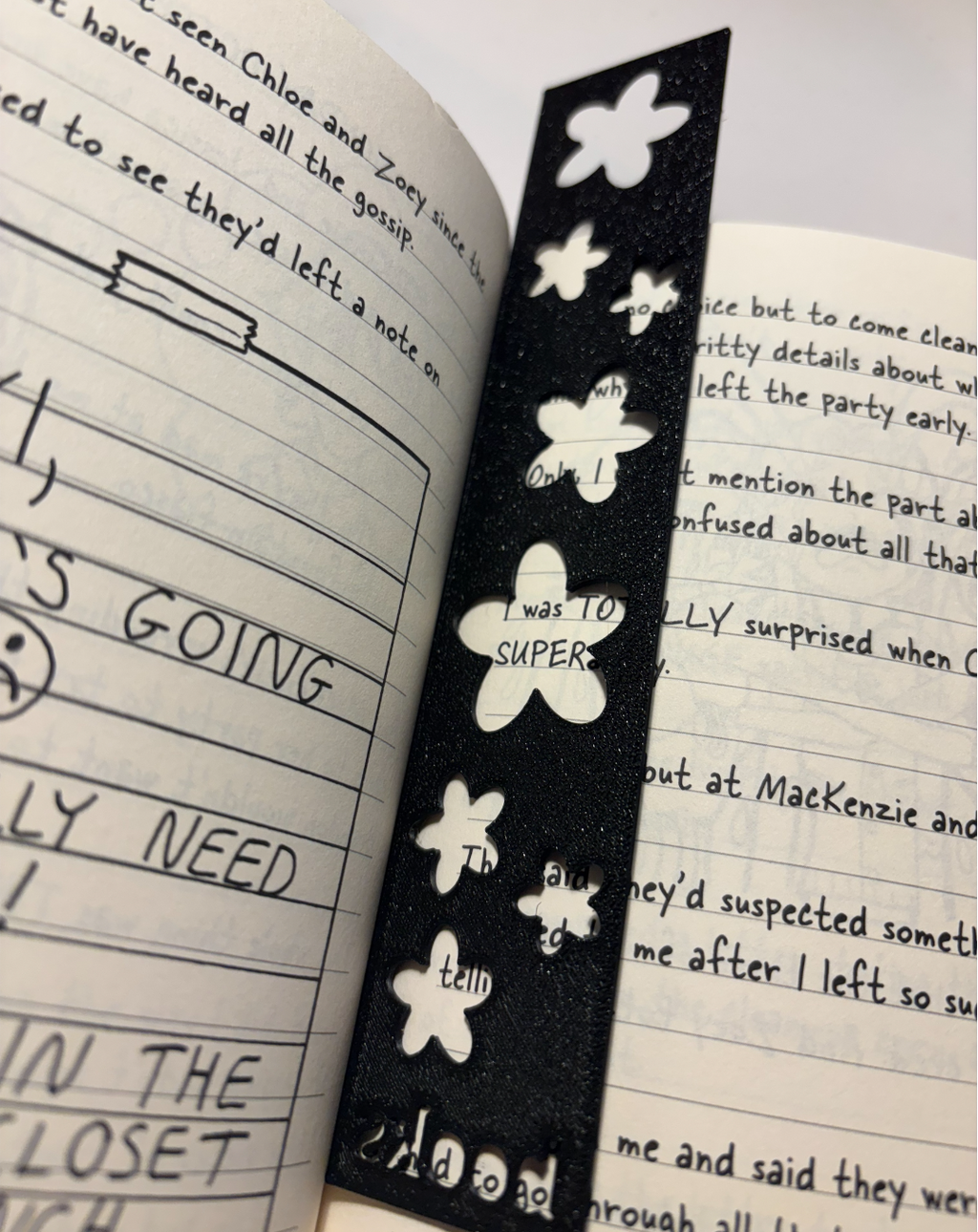 flower bookmark