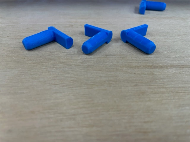 Laser cutter hold down pins, better for honeycomb bed