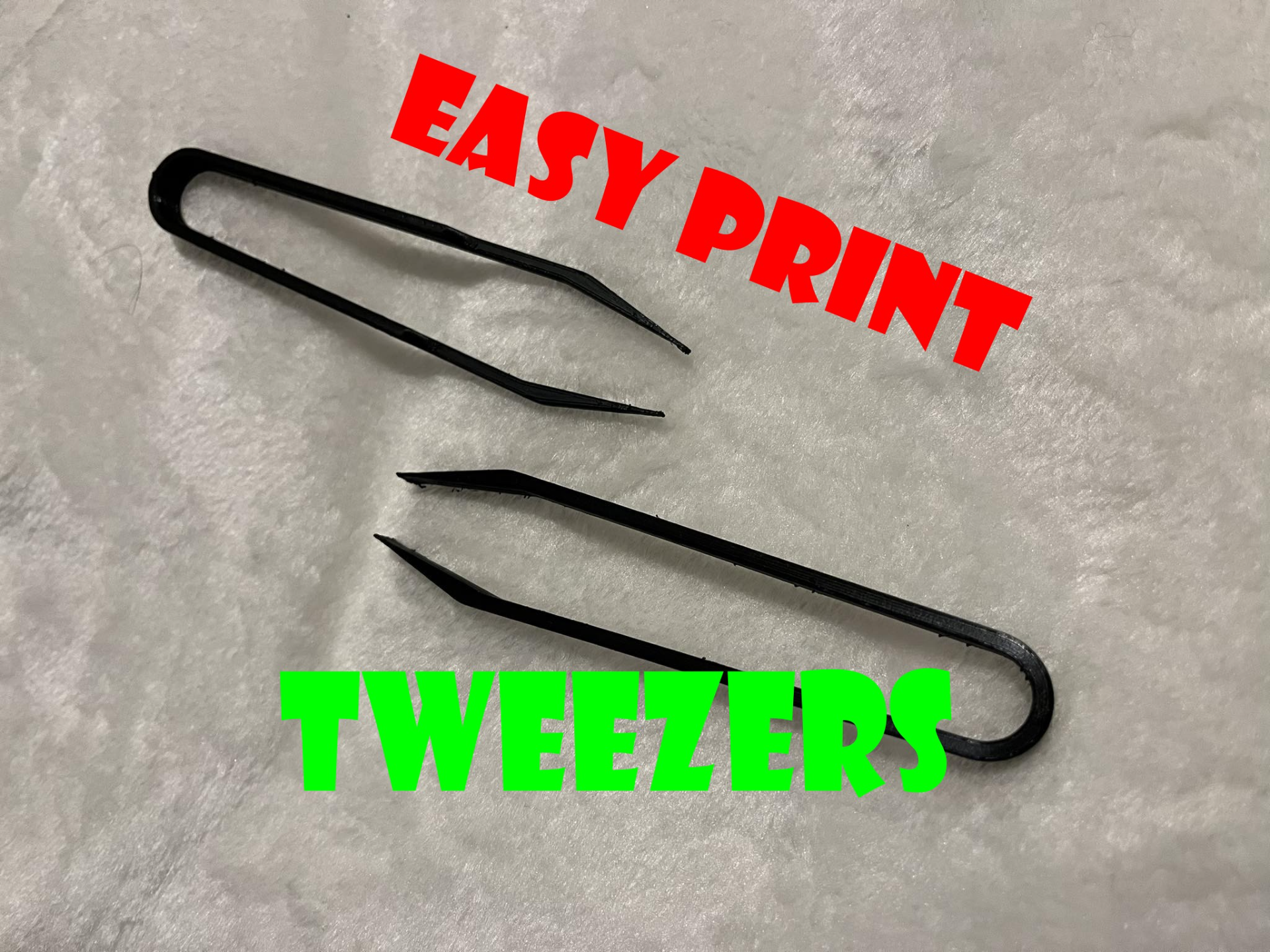 Tweezers for small items