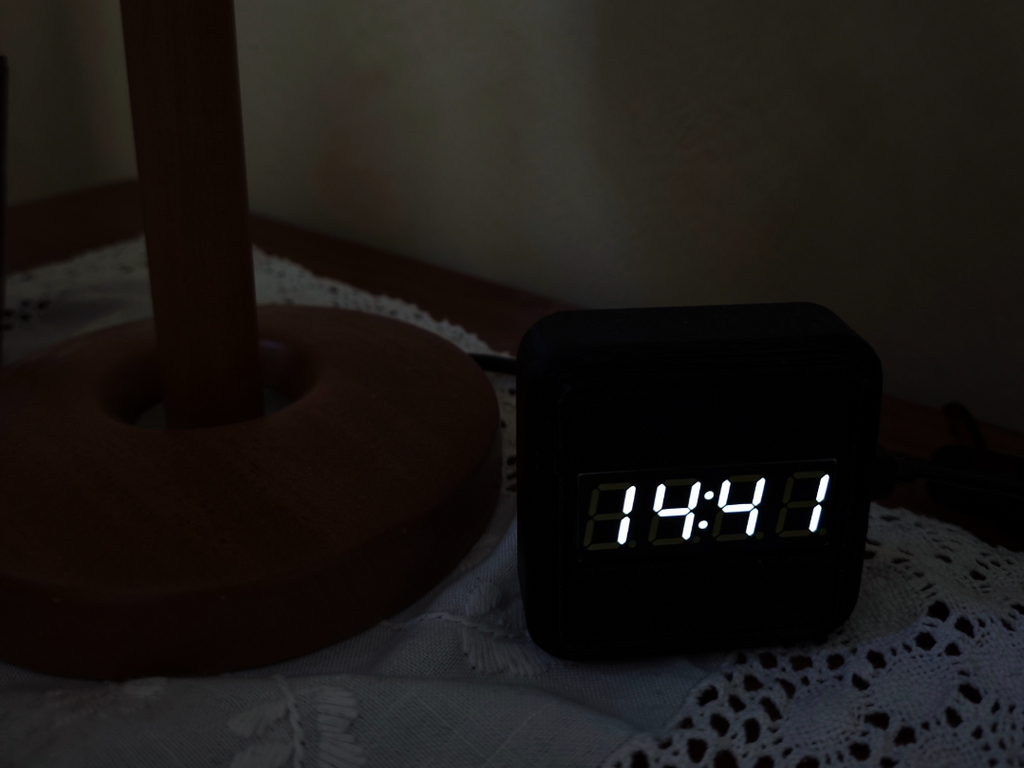 clock in box