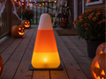 Candy Corn Traffic Cone – Tea Light/Path Light