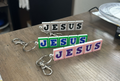 Jesus Cube Keychain