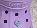 Heart Croc Charm