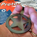 Protopasta Sheriff Star Badge Metal Composite Test Piece