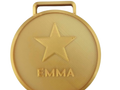 blank medal with star