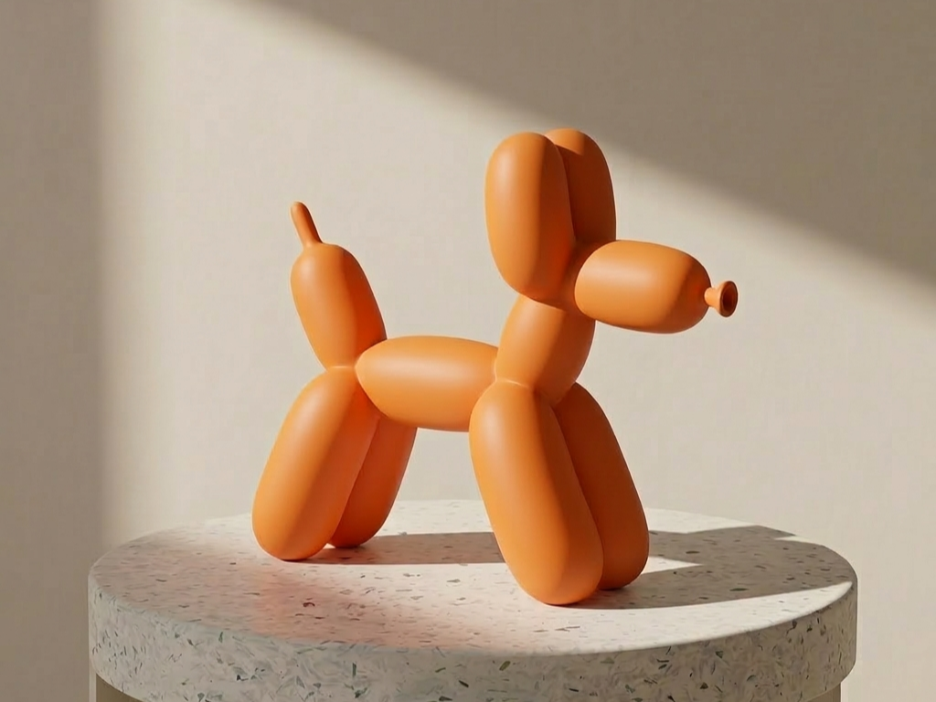 Figura de perrito con forma de globo