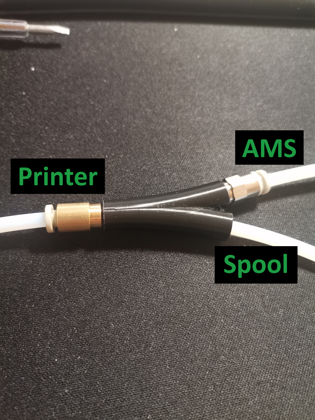 M6 Y splitter four AMS