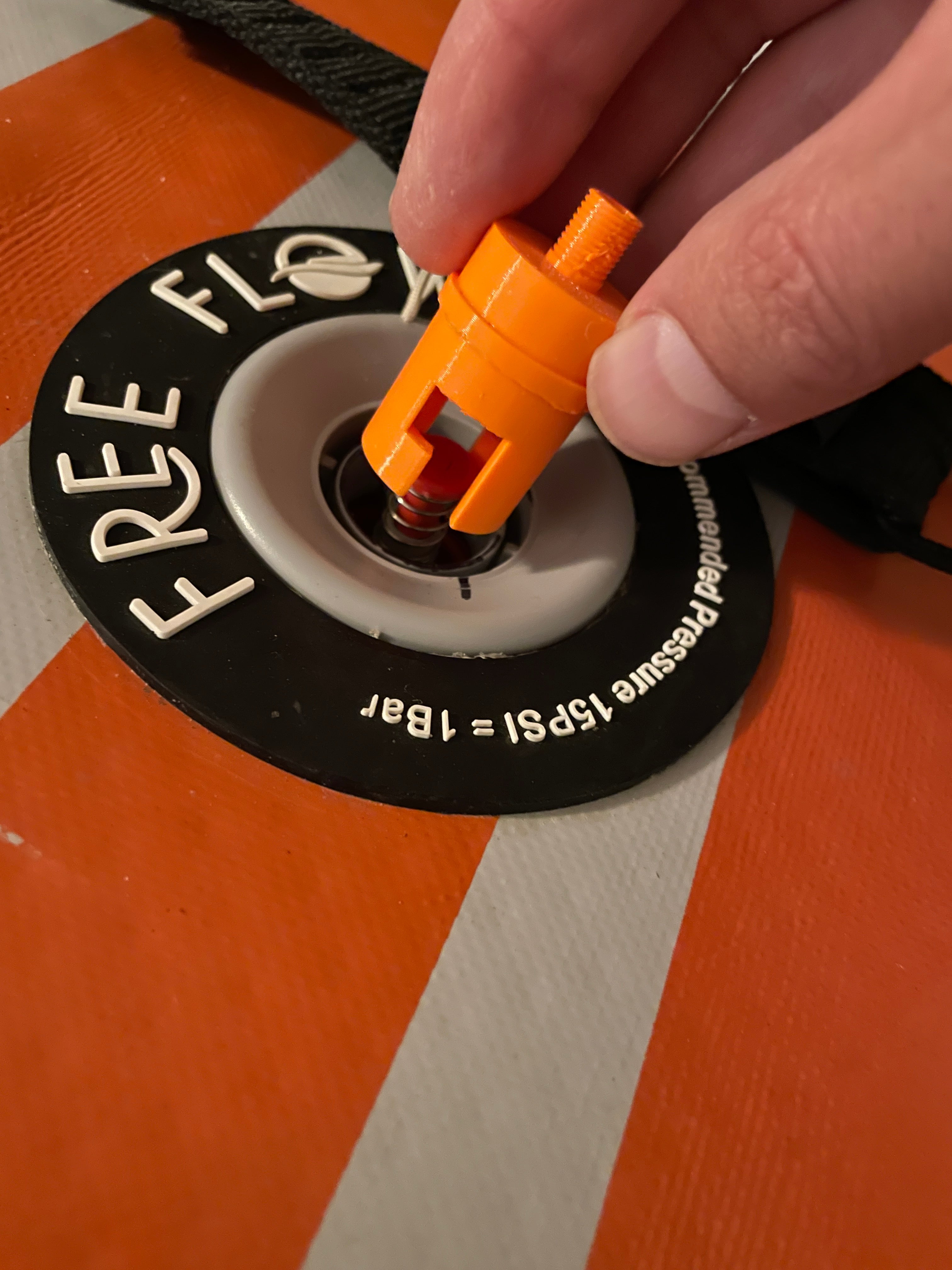 Schrader Valve Paddleboard Adapter