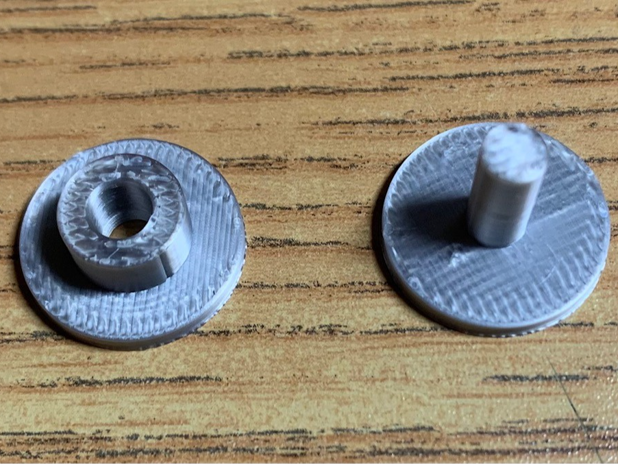 Croc Heel Strap Button