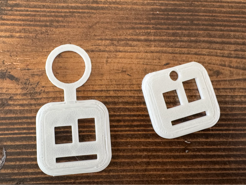 Stick Bot keychain