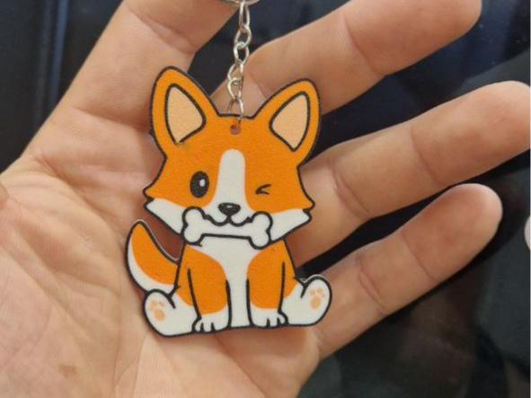 Keychain dog