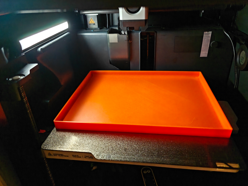Simple Tray - 254 x 200mm - Made to fit on P1S/P2S