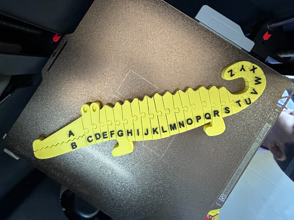 Alphabet Crocodile