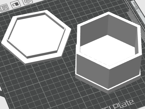 Hex Shaped Box