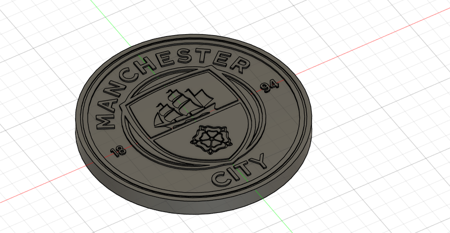Manchester City coaster (No AMS needed)