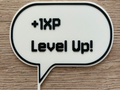 +1XP Level up! - cake topper
