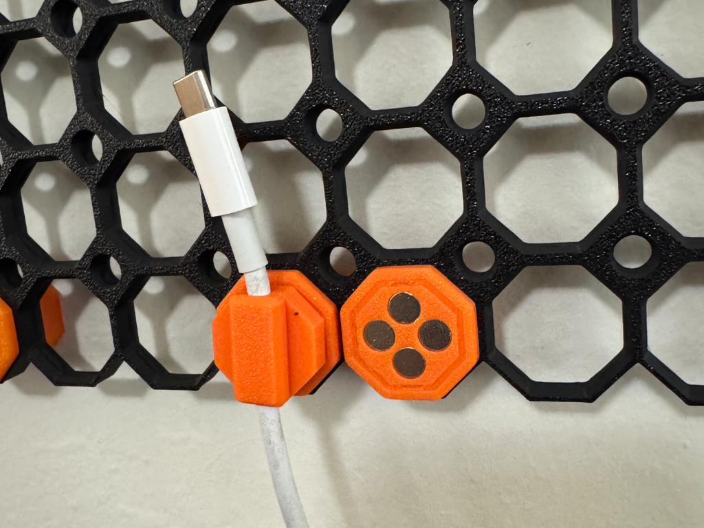 Multiboard magnetic cable mount