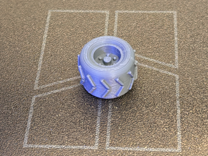 Fictional heavy lift vehicle wheel