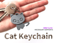 CUTE CAT Keychain