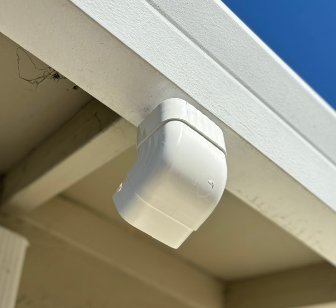 Adapter metal gutter drain to pvc downspouts