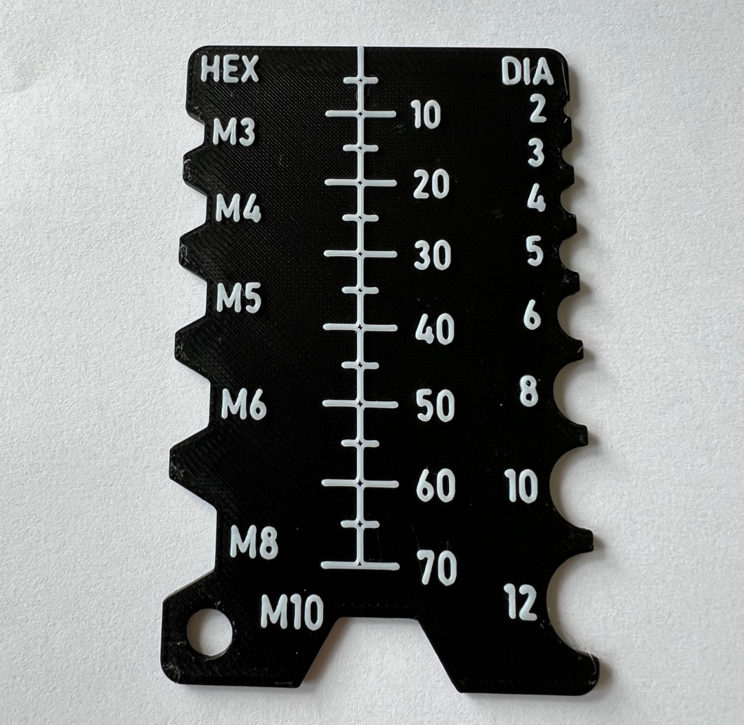 Card Bolt & Drill Gauge