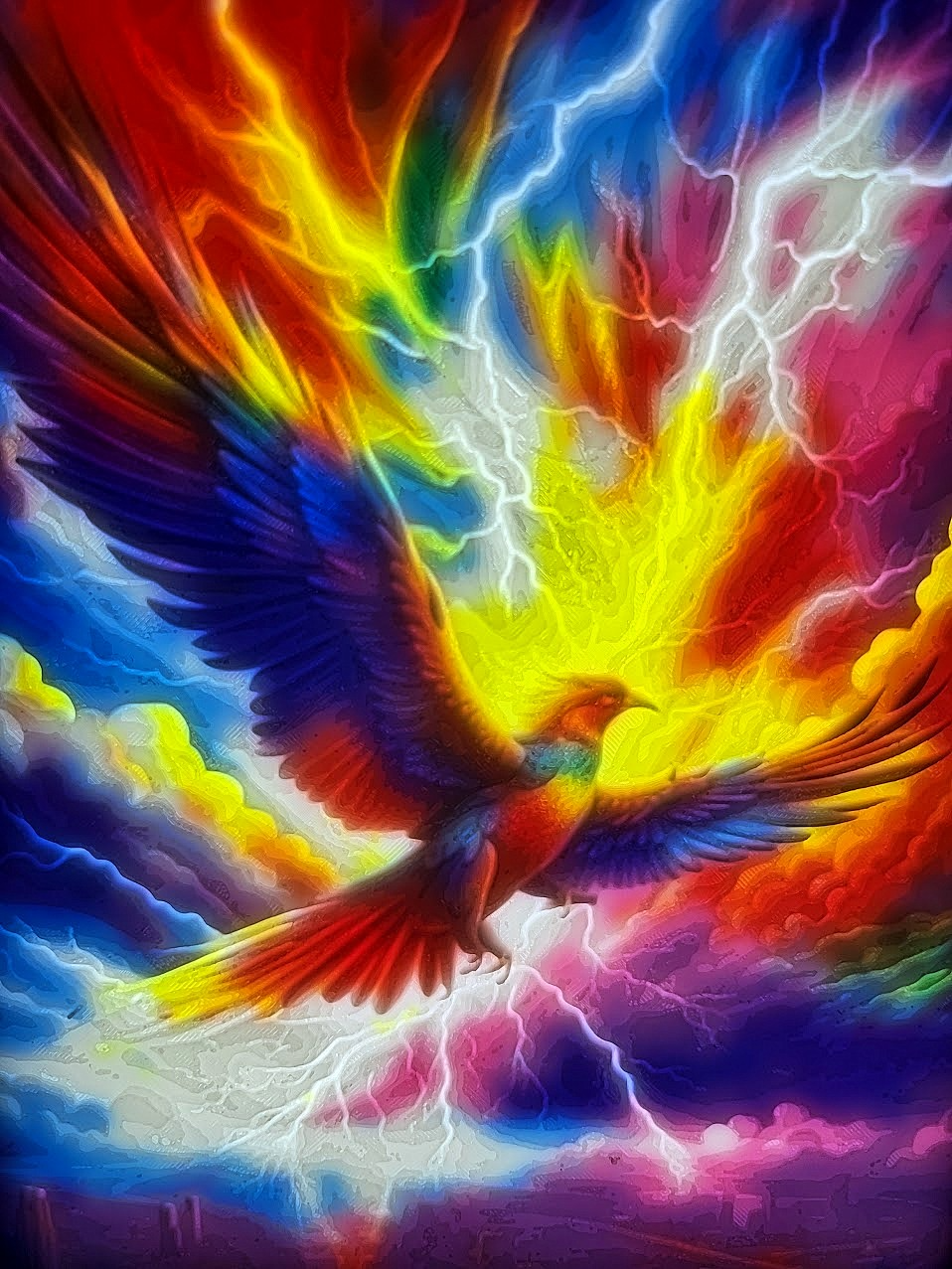 Phoenixs CMYK Lithophane