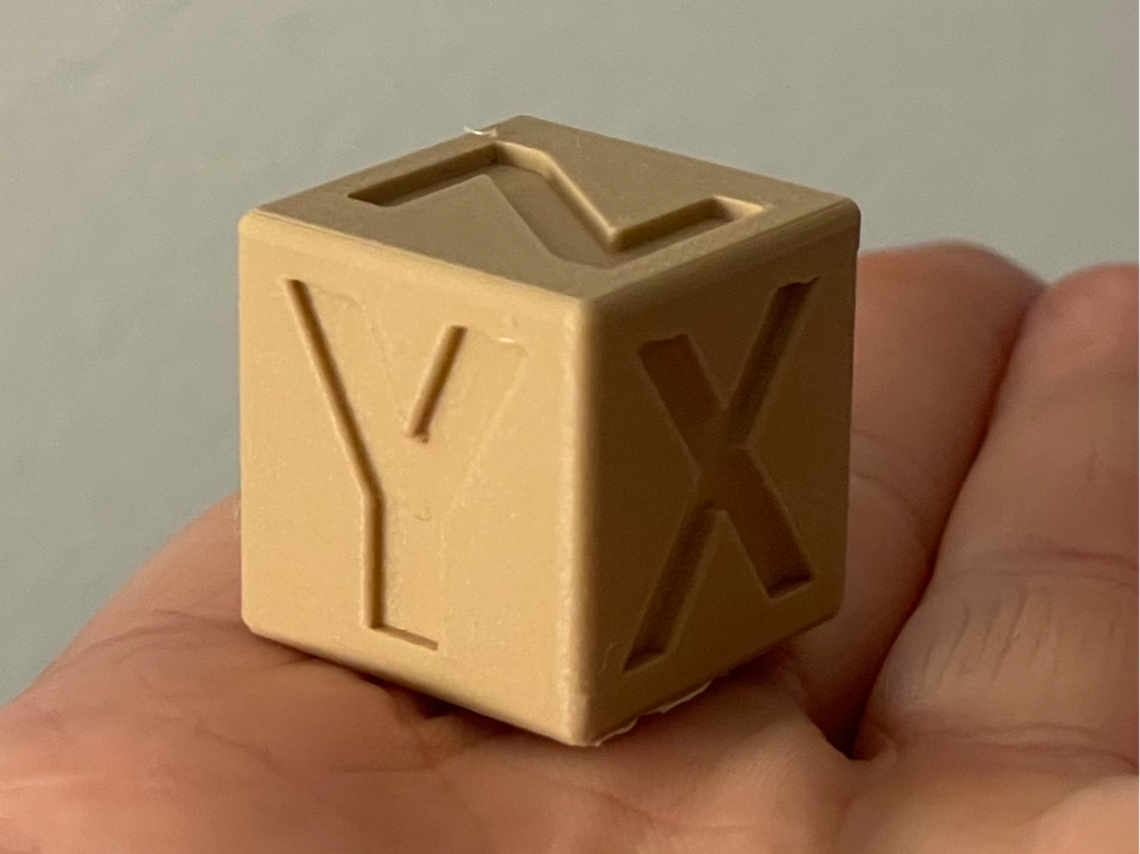 Calibration cube