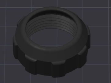 Replacement cap nut for car phone holder