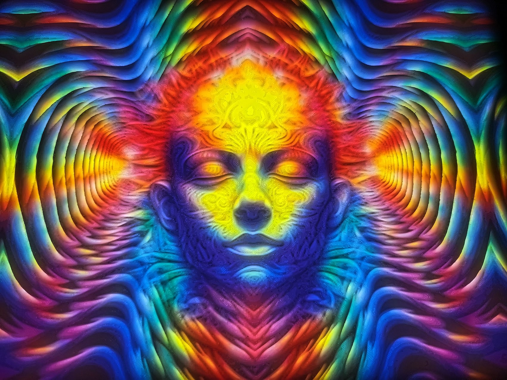 Meditation CMYK Lithophane