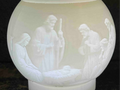 Lighted Nativity Lithophane Christmas Ornament