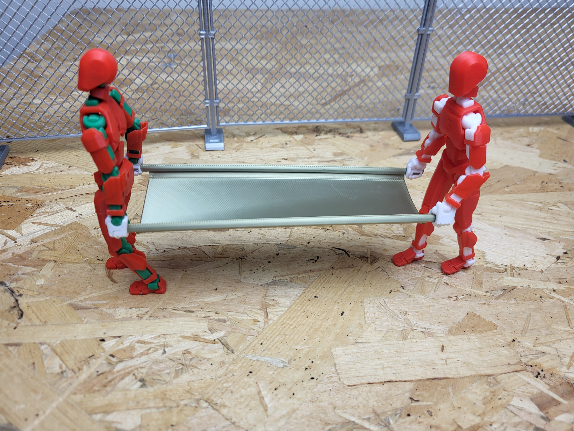 Military stretcher for Dummy 13