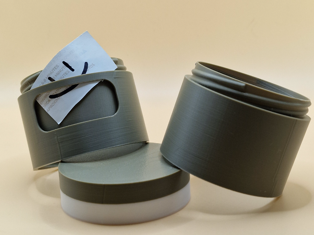 Stackable Screw-Together Round Storage Boxes