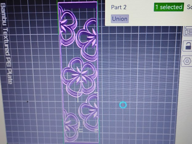 Polymer Clay Floral Bookmark Cutter